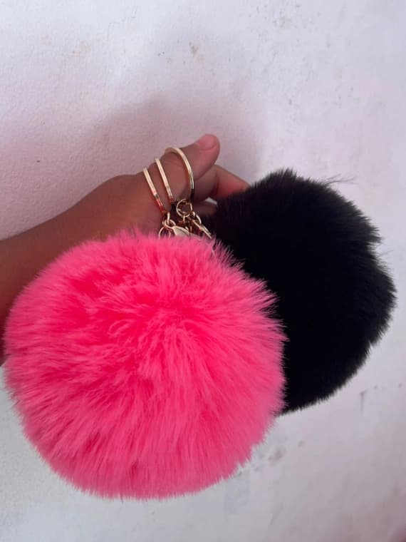 Chaveiro pompom